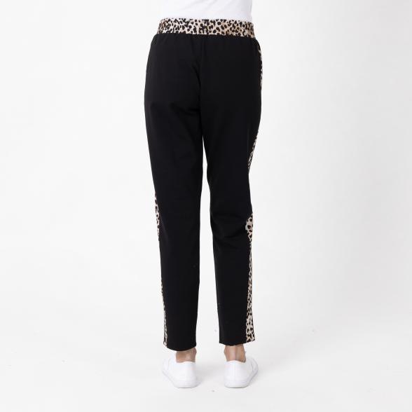 Thumbnail - Vanessa Style Damen-Hose schwarz/multicolor