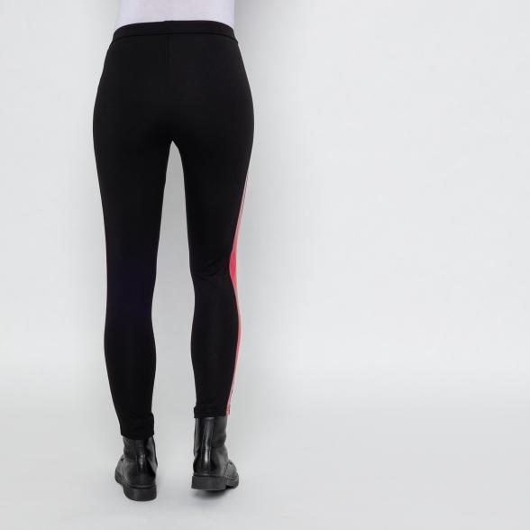 Thumbnail - MILANO Design Leggings 'Norma' schwarz/rot