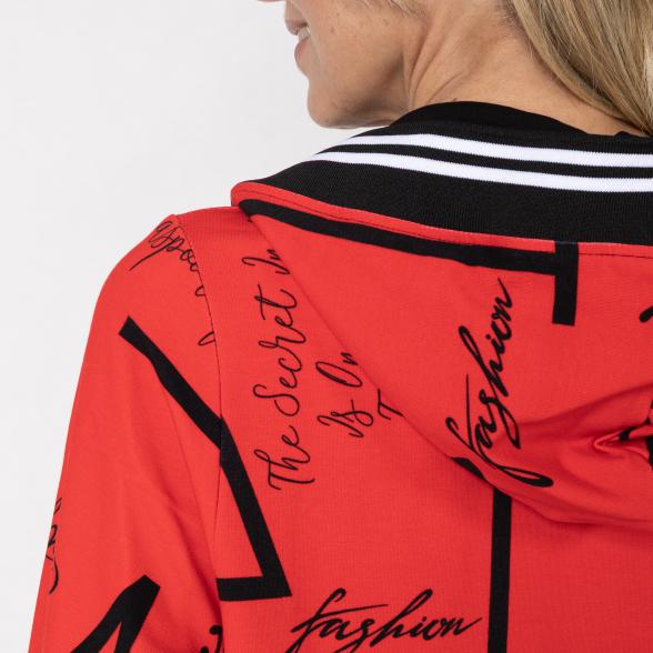 Thumbnail - VANESSA STYLE Damen-Jacke schwarz/ rot