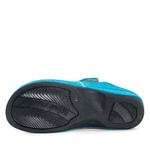 Thumbnail - Dr. Feet Damenhausschuhe türkis