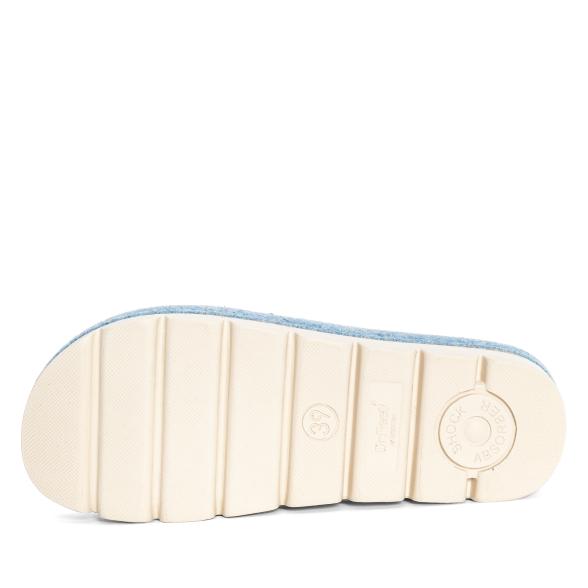 Thumbnail - Dr. Feet Damenhausschuhe hellblau