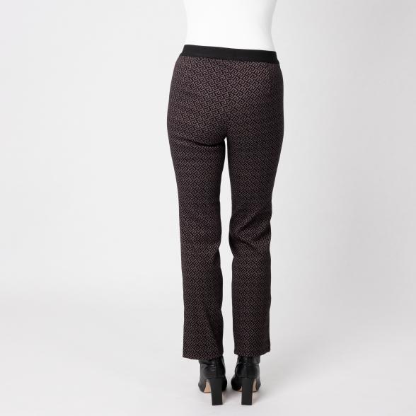 Thumbnail - Perfectly JU Hose 'Lucy' Slim braun/schwarz