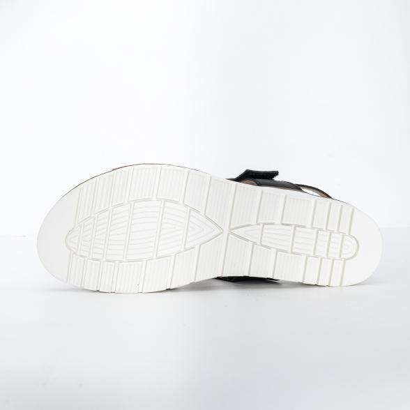 Thumbnail - TOPWAY COMFORT Damensandalen schwarz/leo