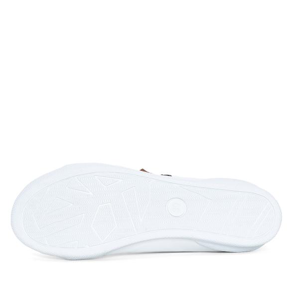 Thumbnail - Andrea Conti Damen Ledersneaker weiß/brandy