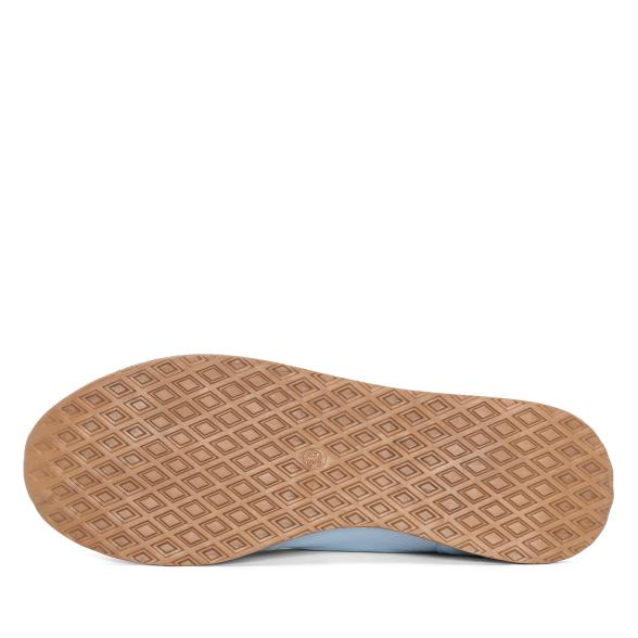 Thumbnail - Andrea Conti Damen Ledersneaker pastellblau/weiß