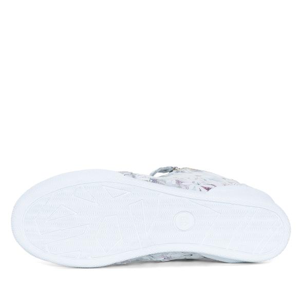 Thumbnail - Andrea Conti Damen Lederslipper weiß gemustert