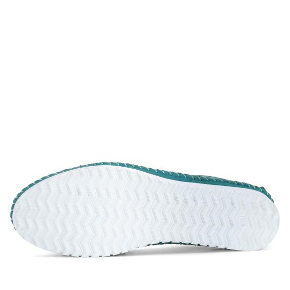 Thumbnail - Andrea Conti Damen Lederslipper türkis