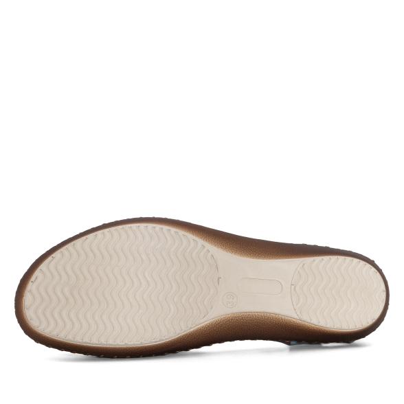 Thumbnail - Andrea Conti Damen Ledersandale rauchblau