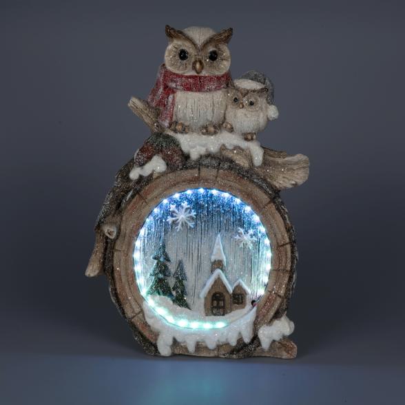 Thumbnail - LED-Figur "Winter-Eulen"