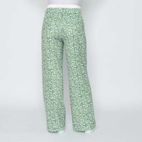Thumbnail - Perfectly JU Hose 'Bella' Wide grün/offwhite