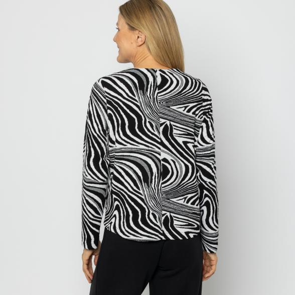 Thumbnail - VANESSA STYLE Damen-Blazer schwarz/weiß