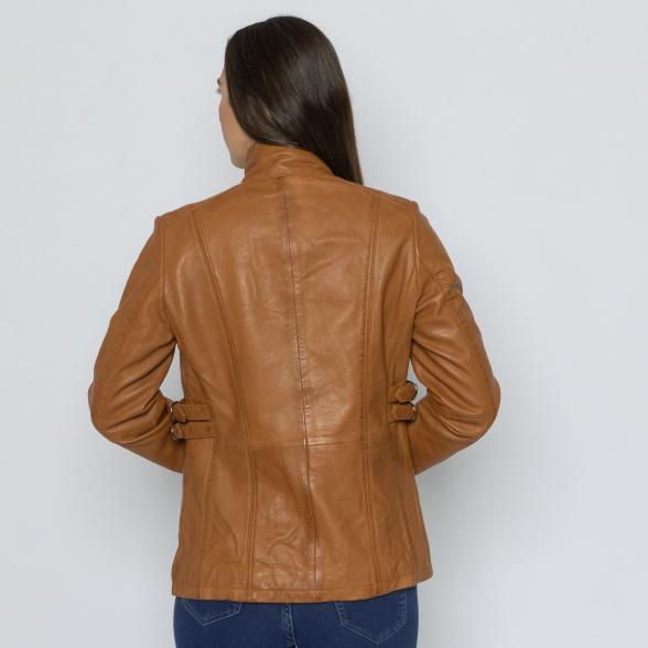 Thumbnail - OTTO KERN Damen-Lederjacke camel