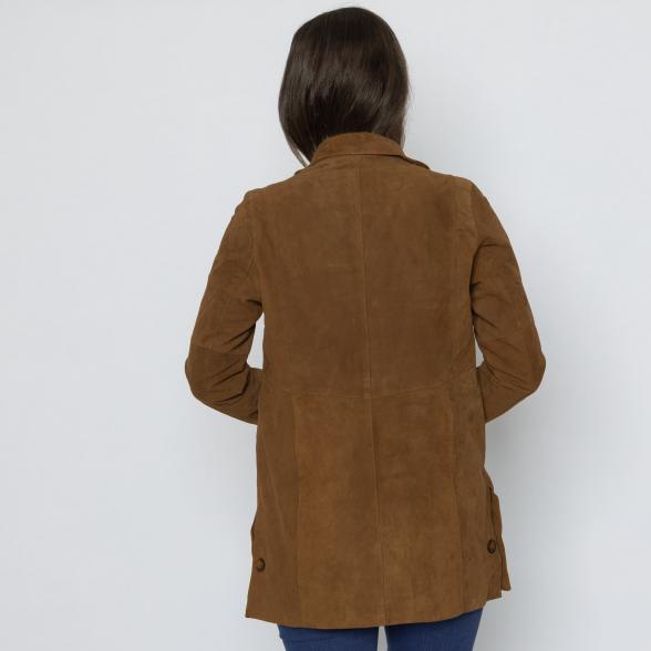 Thumbnail - OTTO KERN Damen-Lederkurzmantel cognac