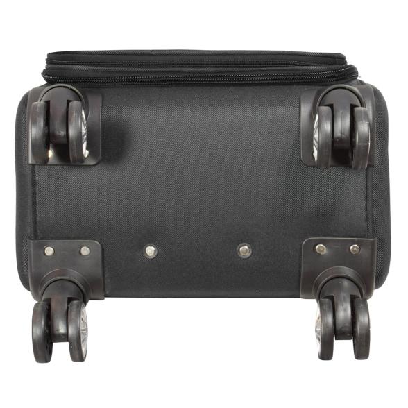 Thumbnail - 3-teiliges Nylon-Kofferset 'Maribor' schwarz