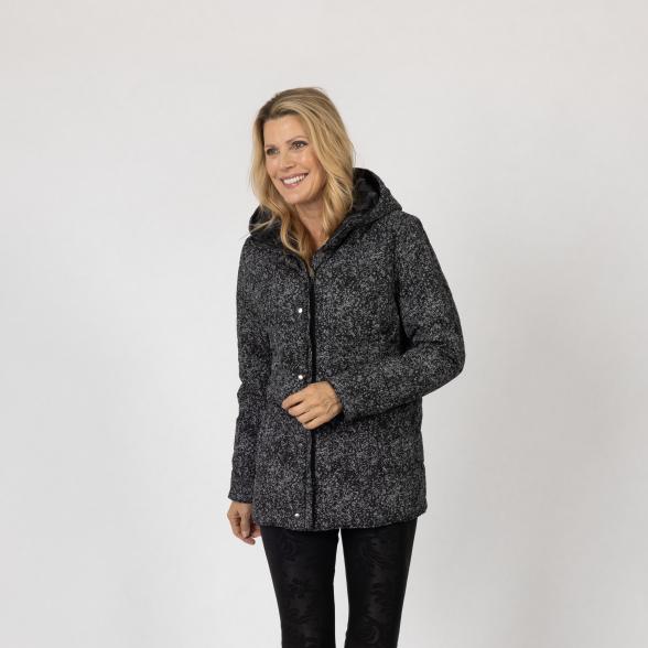 Thumbnail - FASHION NEWS Wende-Jacke, schwarz