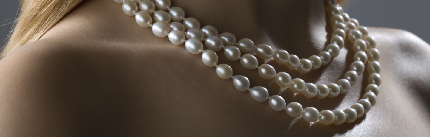 Die perfekt geformte Perle